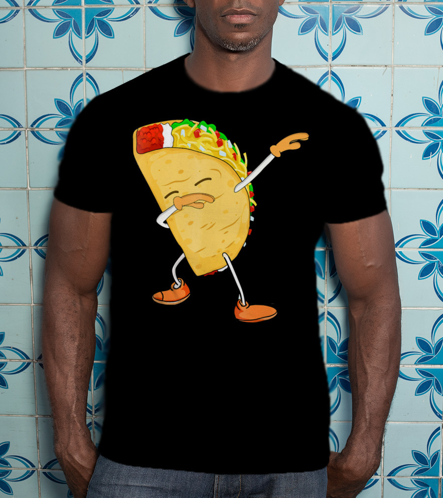 Dabbing Taco Mexican Food Lover Dance Fiesta T-Shirt