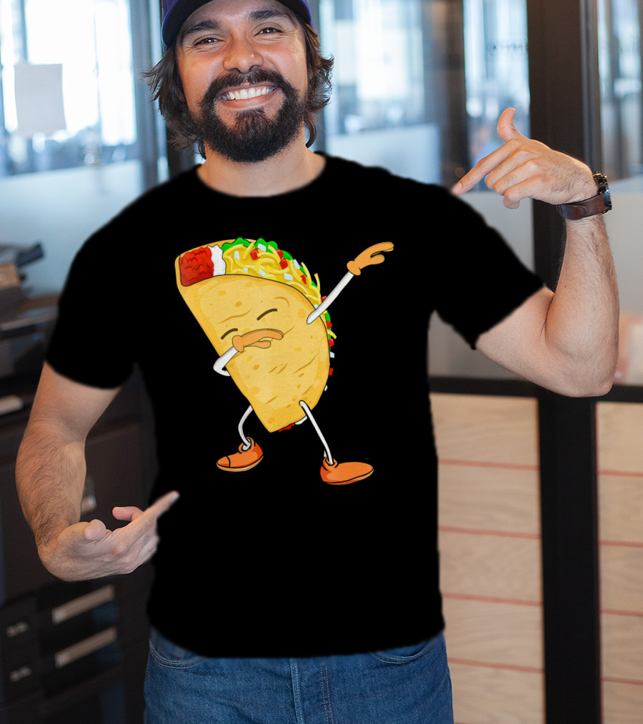 Dabbing Taco Mexican Food Lover Dance Fiesta T-Shirt