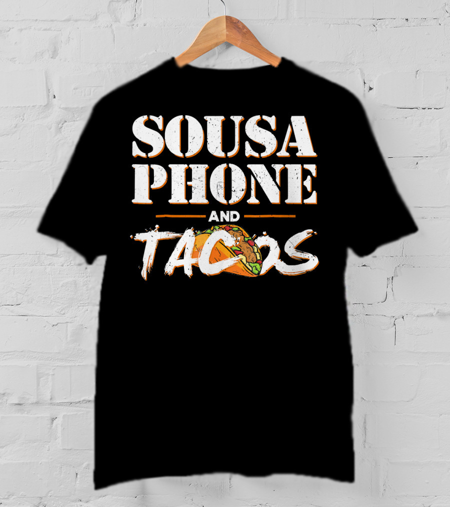 Sousaphone And Tacos Marching Band Humor T-Shirt