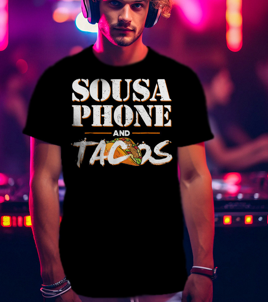 Sousaphone And Tacos Marching Band Humor T-Shirt