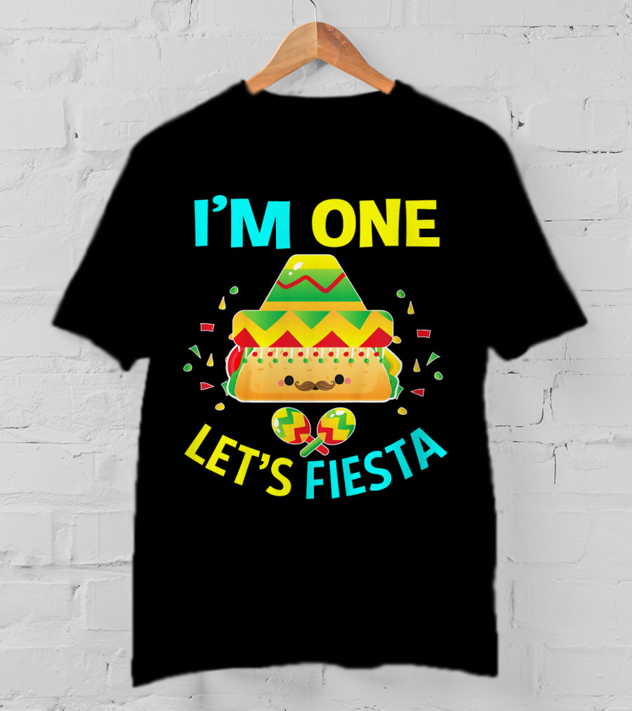 I'm One Let's Fiesta Taco 1st Birthday T-Shirt