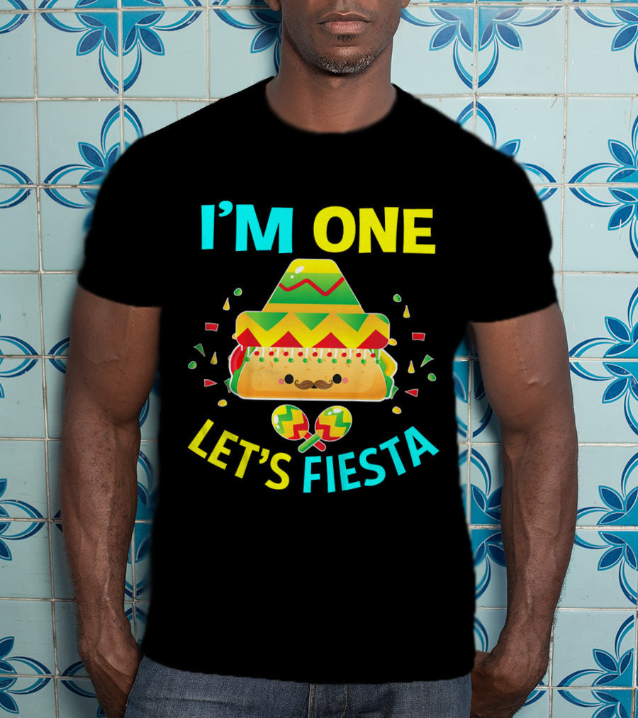 I'm One Let's Fiesta Taco 1st Birthday T-Shirt