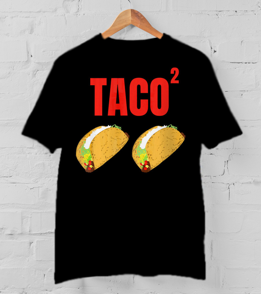 Funny Taco Squared Concept With Colorful Tacos T-Shirt