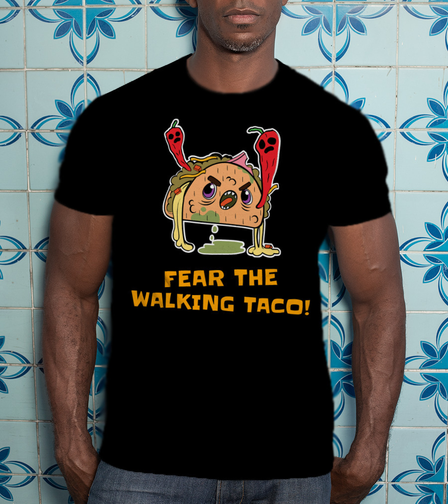 Fear The Walking Taco Hard Shell Ghost Peppers T-Shirt