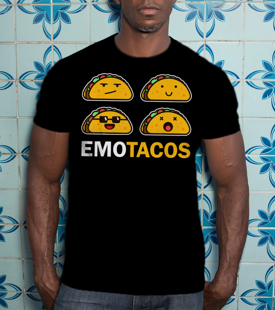 EMO TACOS Emojis Faces And Expressions T-Shirt