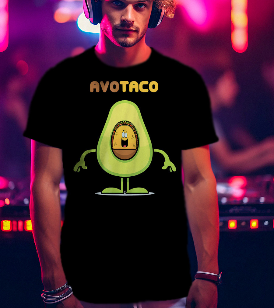 Avotaco Funny Avocado Taco Foodie T-Shirt