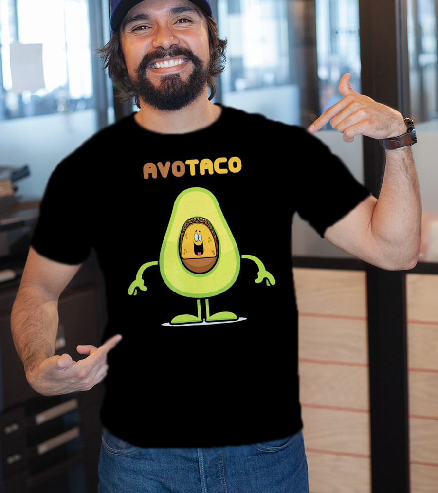 Avotaco Funny Avocado Taco Foodie T-Shirt