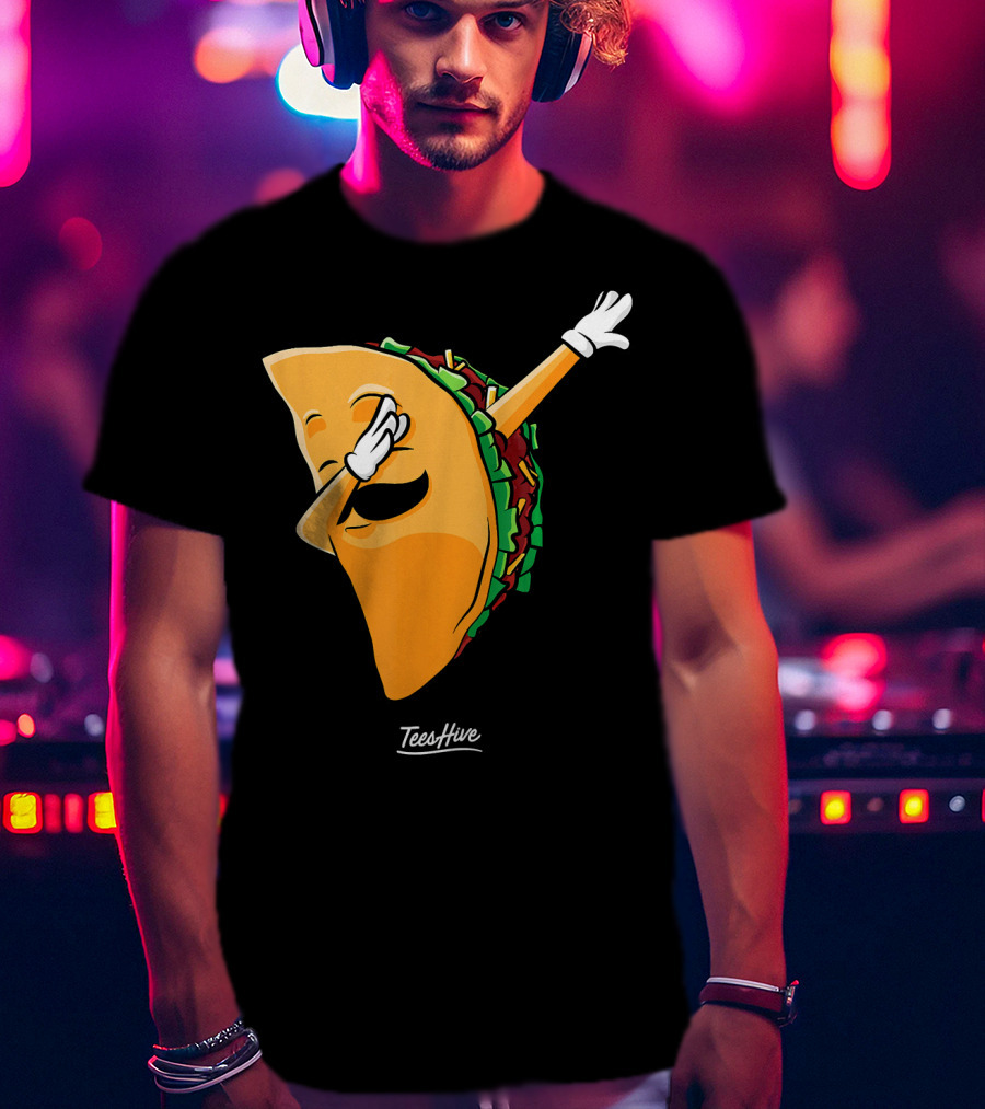 Dabbing Taco TeesHive Dab Dancing Taco Time T-Shirt