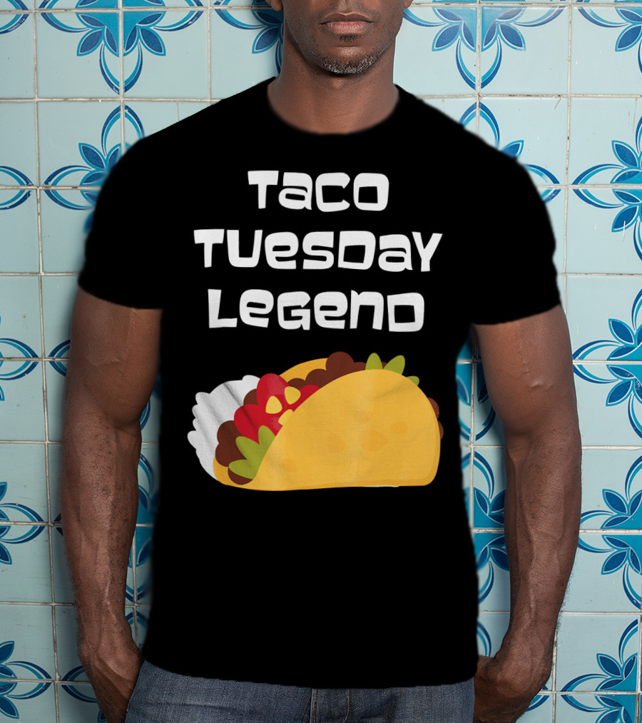 Taco Tuesday Legend Mexican Food Achievement T-Shirt