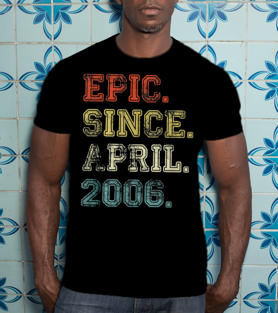 Epic Since April 2006 Retro 13 Years Old T-Shirt