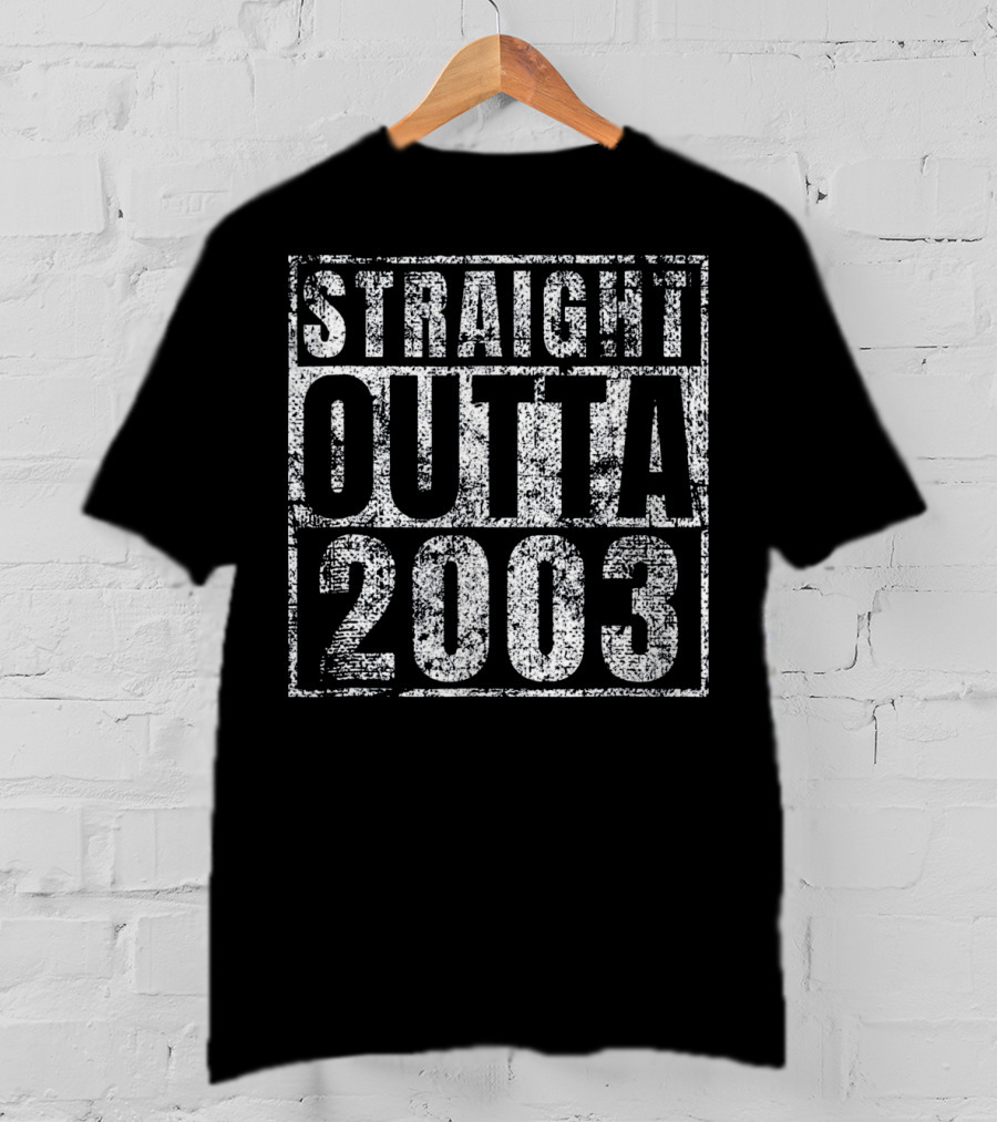 Straight Outta 2003 Sweet 16 Birthday Celebration T-Shirt