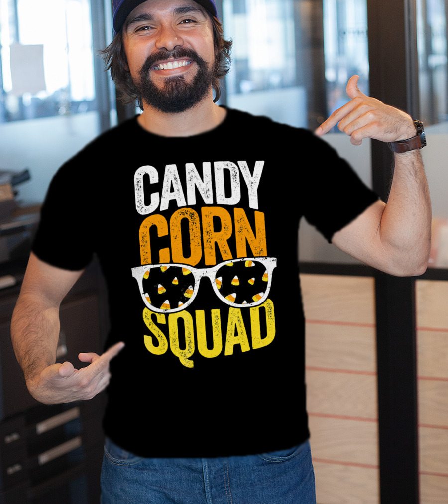 Candy Corn Squad Halloween Party Sunglasses T-Shirt