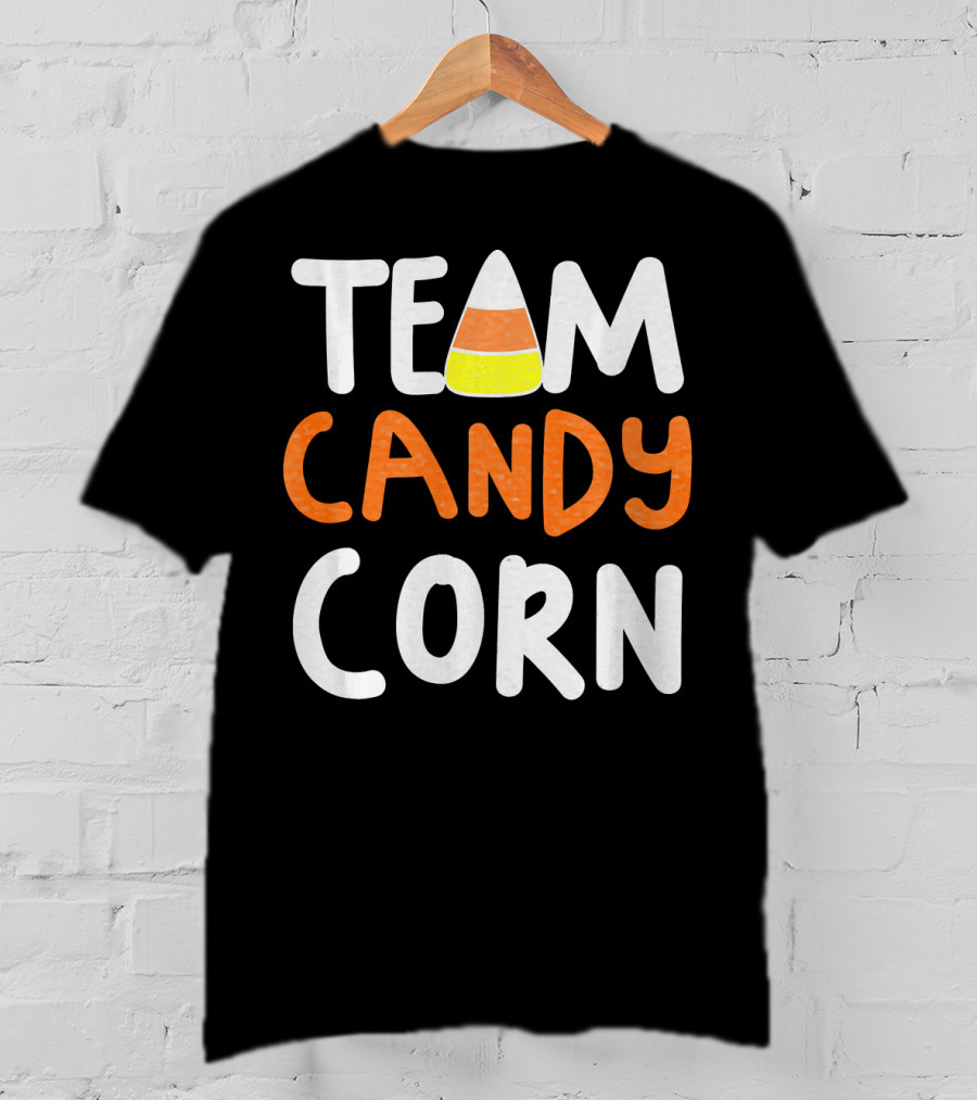 Team Candy Corn Halloween Treat Enthusiasts T-Shirt