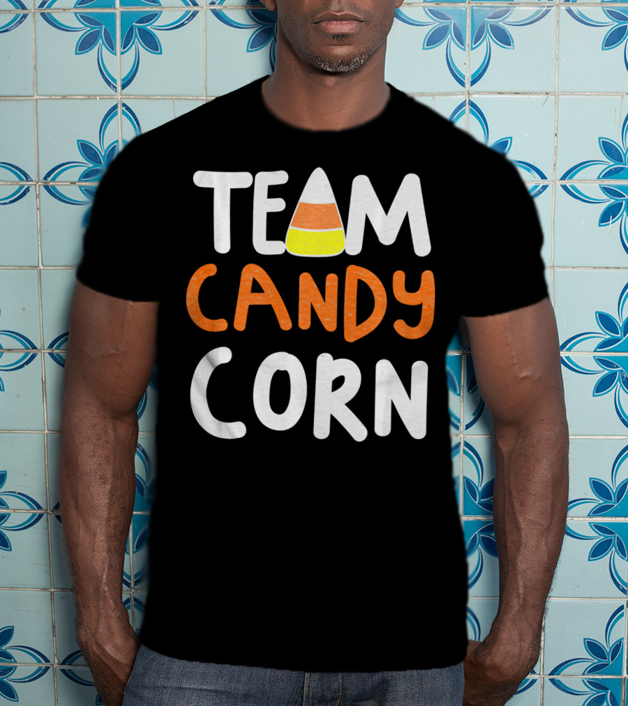 Team Candy Corn Halloween Treat Enthusiasts T-Shirt
