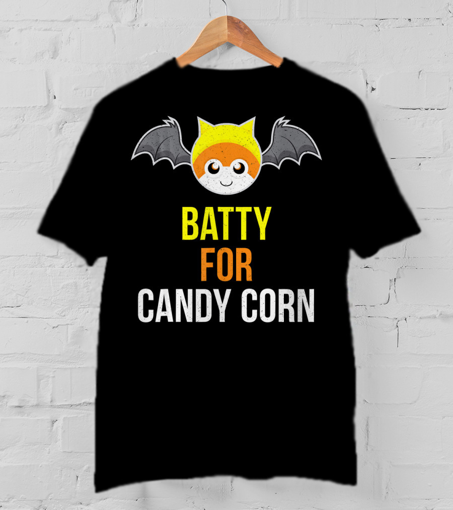 BATTY FOR CANDY CORN Adult And Youth T-Shirt