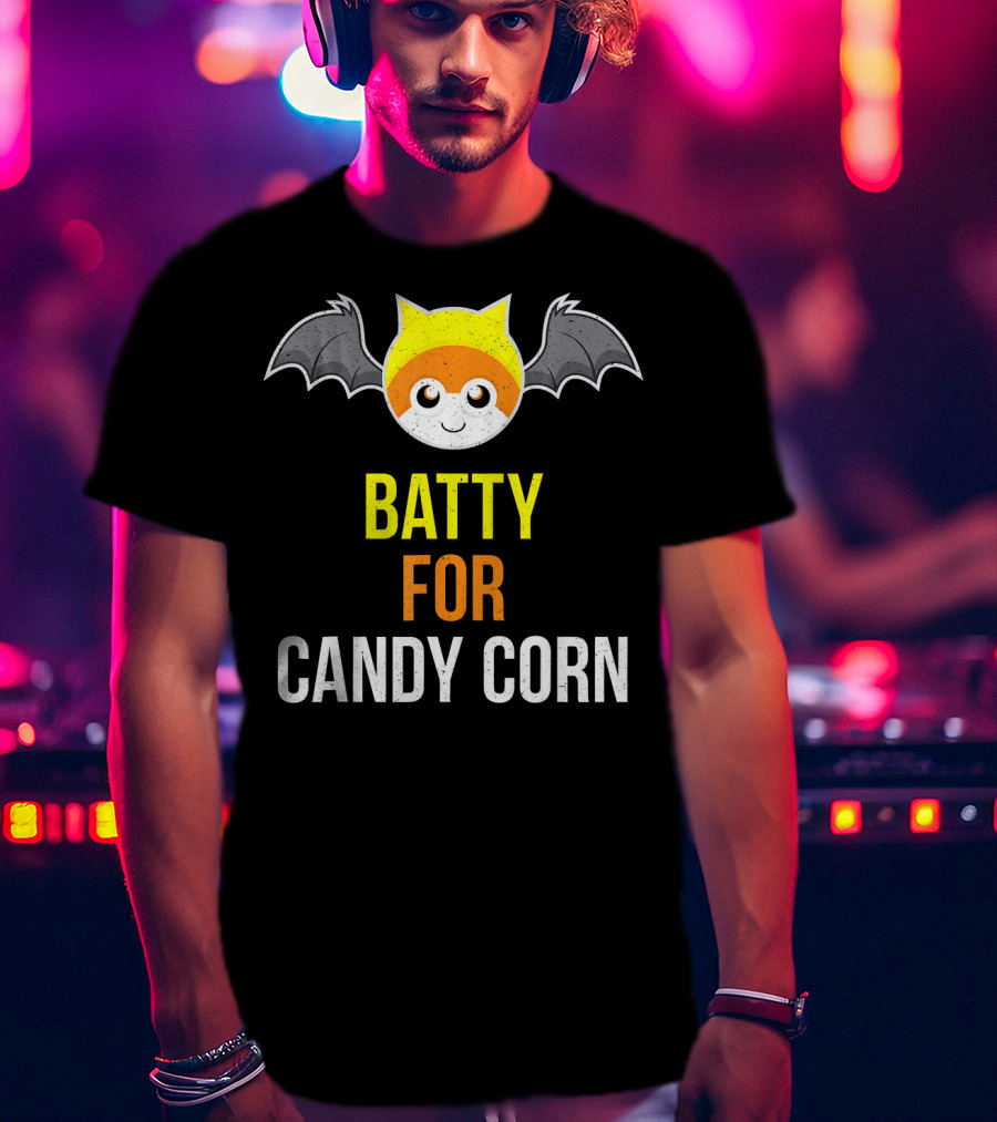 BATTY FOR CANDY CORN Adult And Youth T-Shirt