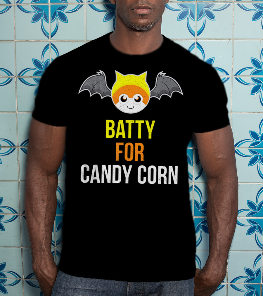 BATTY FOR CANDY CORN Adult And Youth T-Shirt
