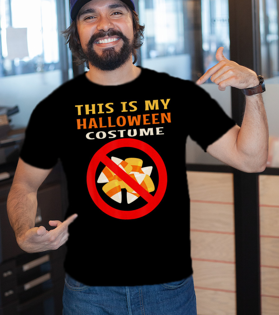 This Is My Halloween Costume Ban Candy Corn T-Shirt