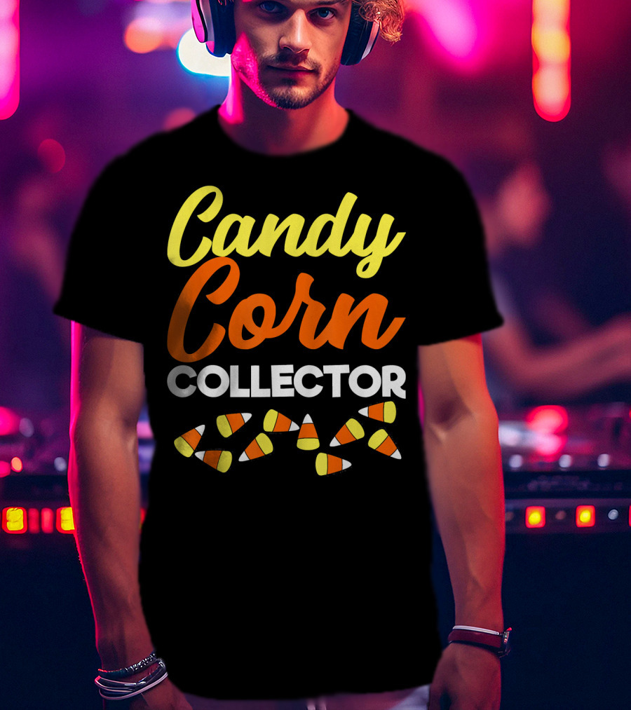Candy Corn Collector Halloween Treat Enthusiast T-Shirt