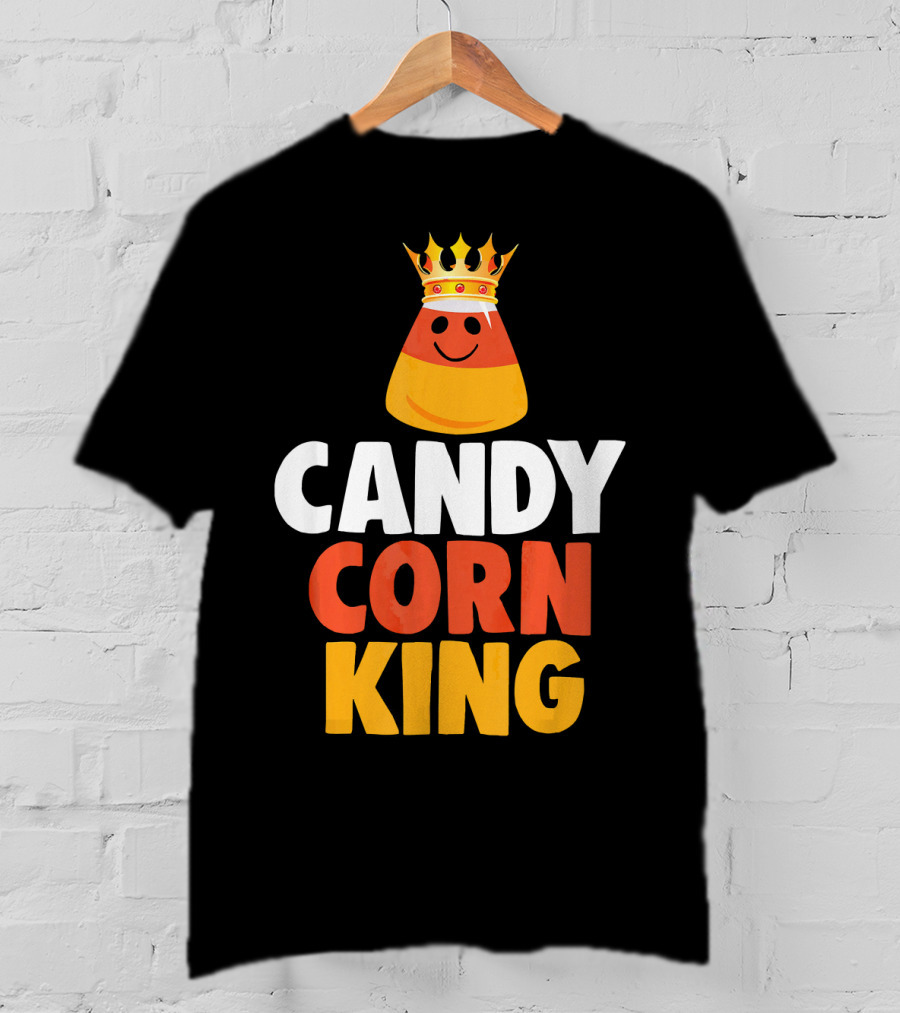Candy Corn King Halloween Trick OR Treat T-Shirt