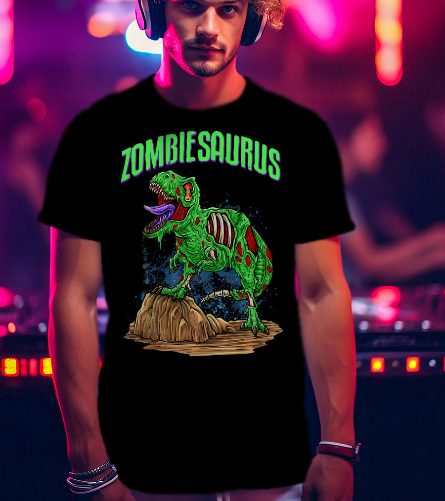 Zombiesaurus Dinosaur Awesome Zombie T-Shirt