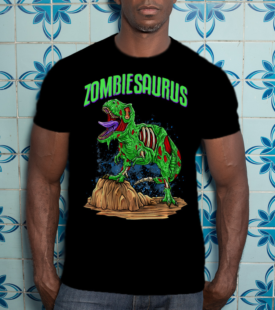 Zombiesaurus Dinosaur Awesome Zombie T-Shirt