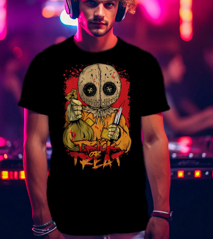 Trick Or Treat Halloween Horror Ghost Scary T-Shirt