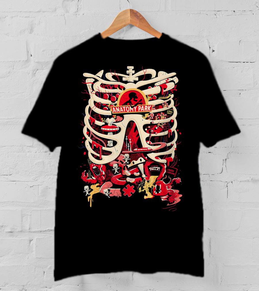Anatomy Park Jurassic Adventure Cartoon T-Shirt