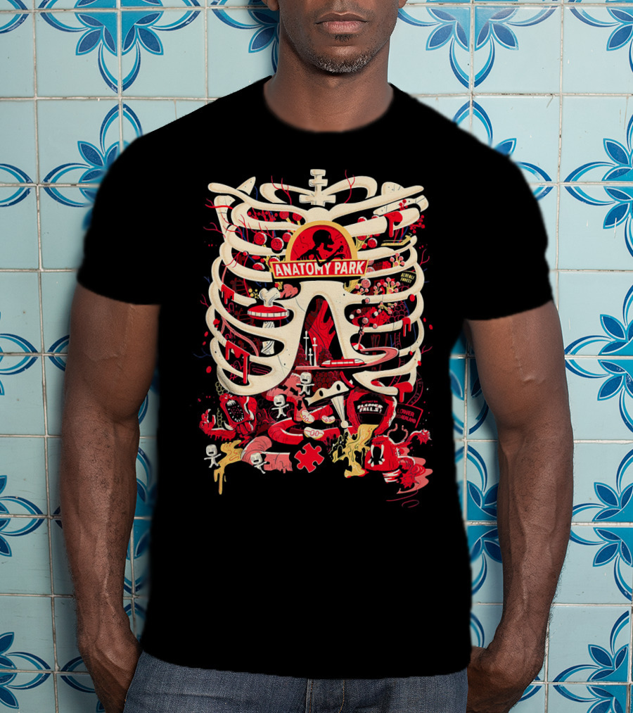 Anatomy Park Jurassic Adventure Cartoon T-Shirt