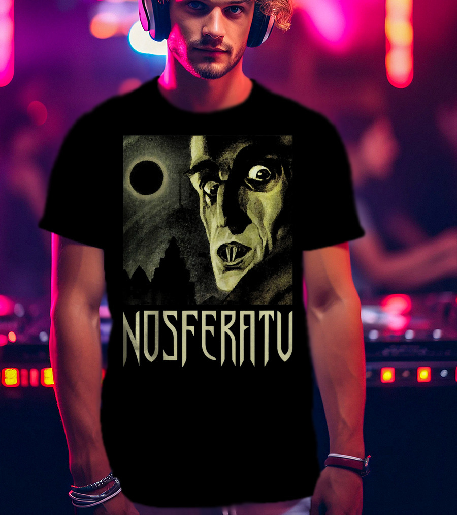 Nosferatu Vintage Horror Film Vampire Eclipse T-Shirt