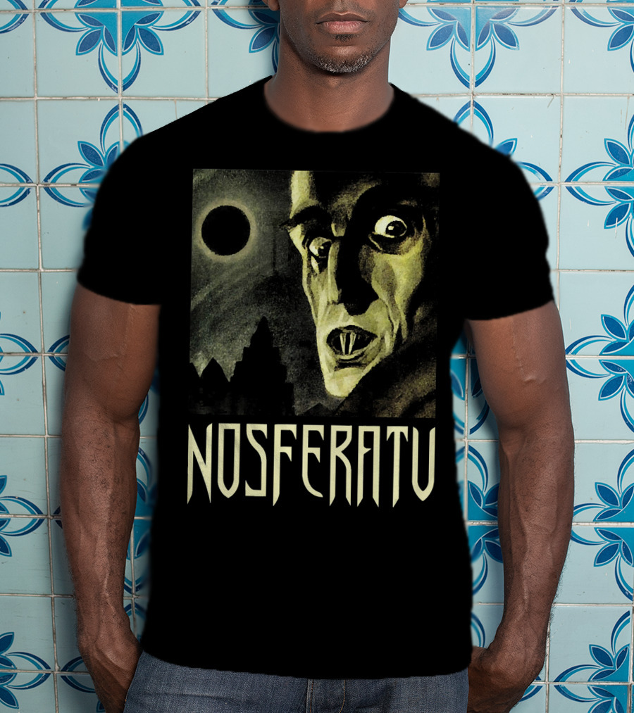 Nosferatu Vintage Horror Film Vampire Eclipse T-Shirt