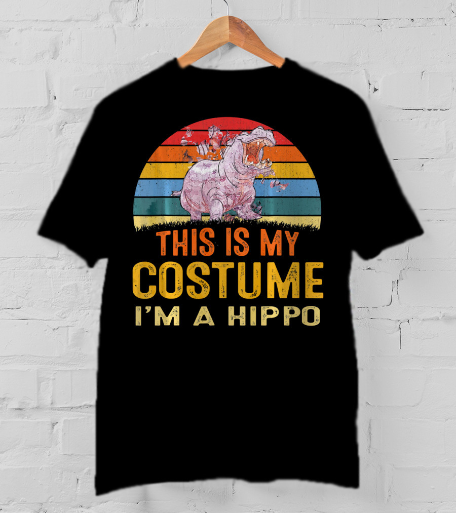 This Is My Costume I'm A Hippo T-Shirt