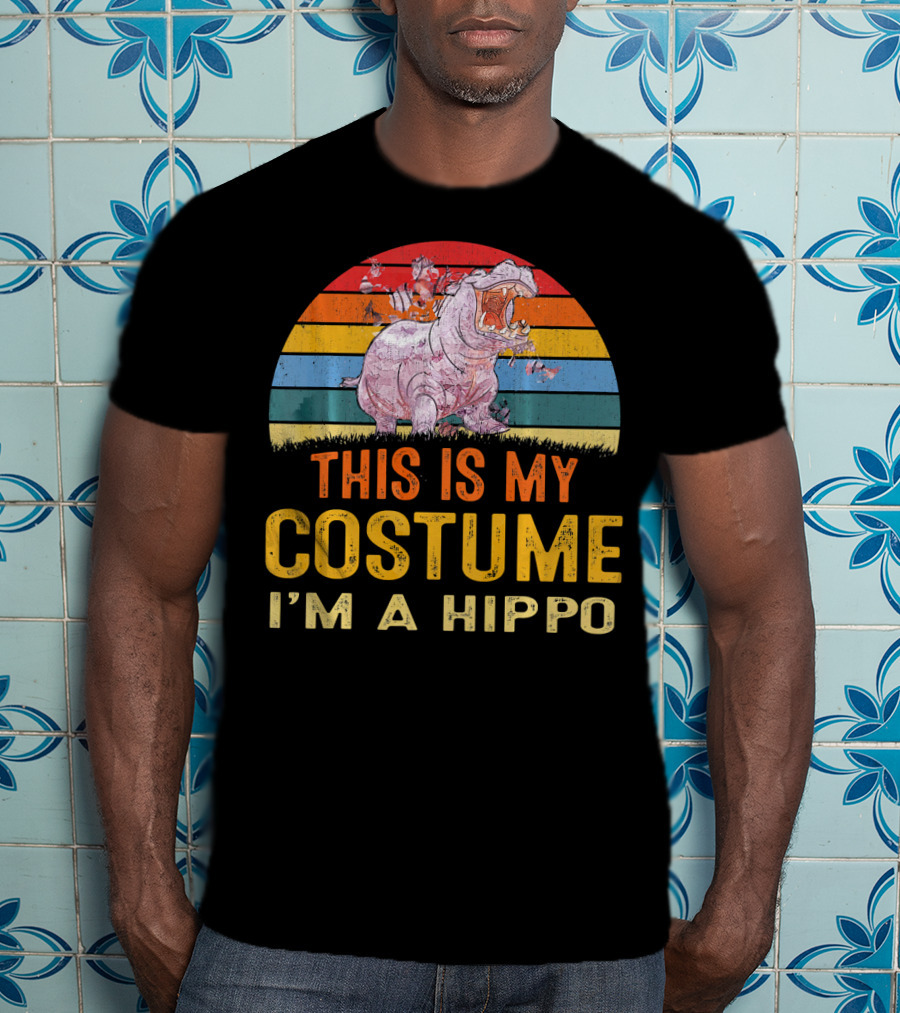This Is My Costume I'm A Hippo T-Shirt