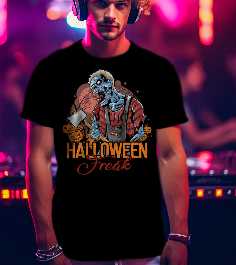 Halloween Freak Scary Zombie Horror T-Shirt