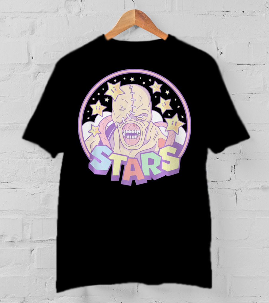 STARS Resident Racoon City Nemesis Pastel T-Shirt