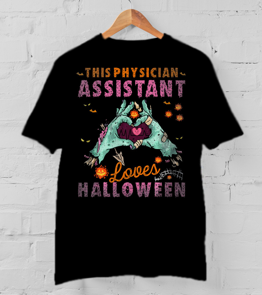 This Physician Assistant Loves Halloween T-Shirt