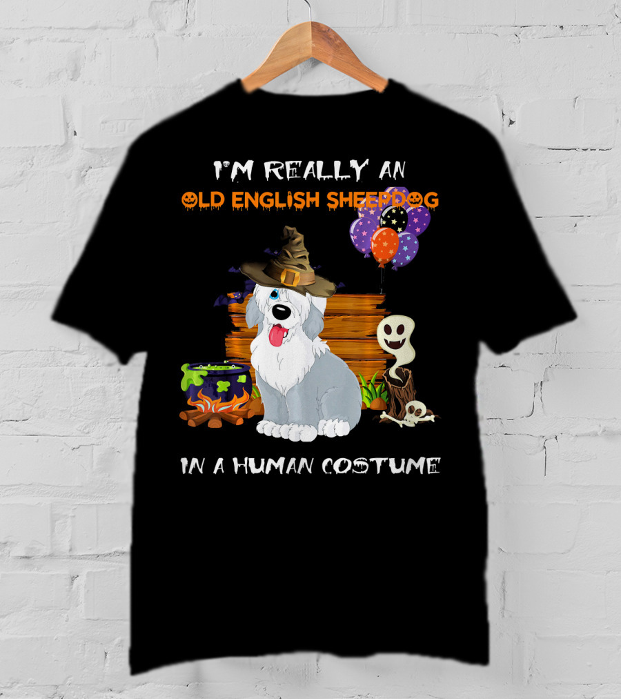 I'm Really An Old English Sheepdog In A Human Costume T-Shirt