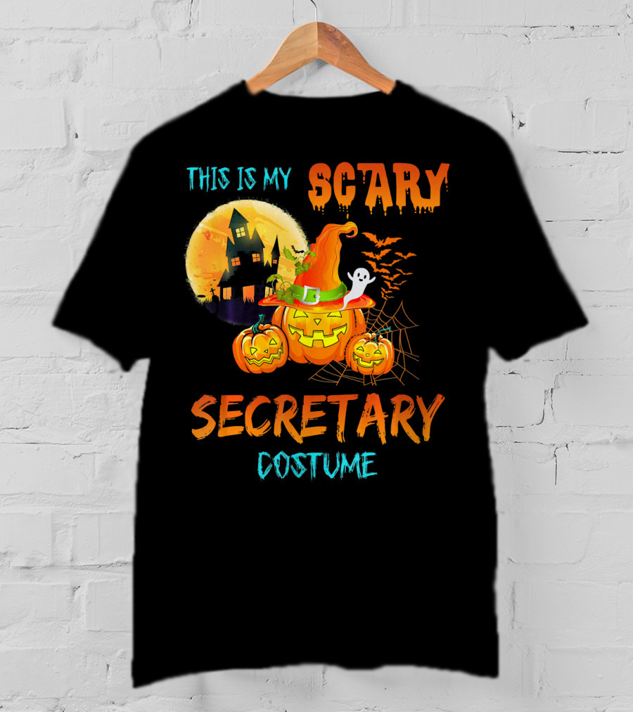 This Is My Scary Secretary Costume T-Shirt