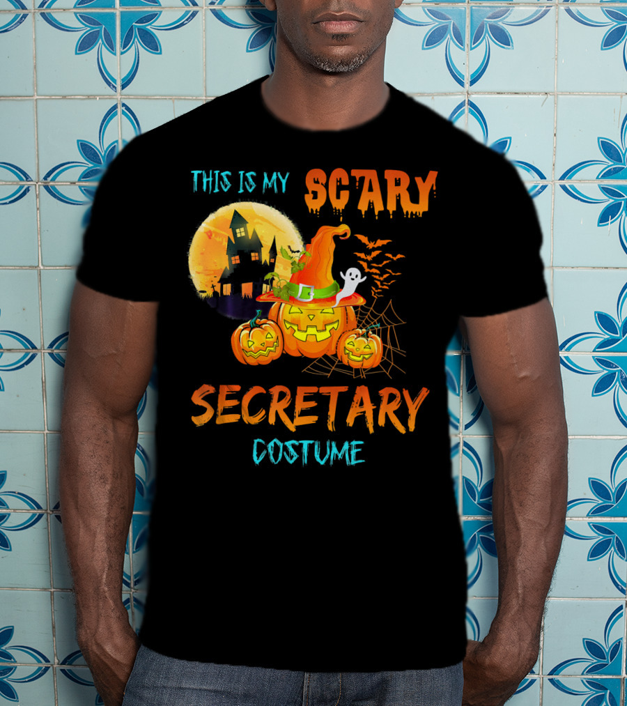 This Is My Scary Secretary Costume T-Shirt