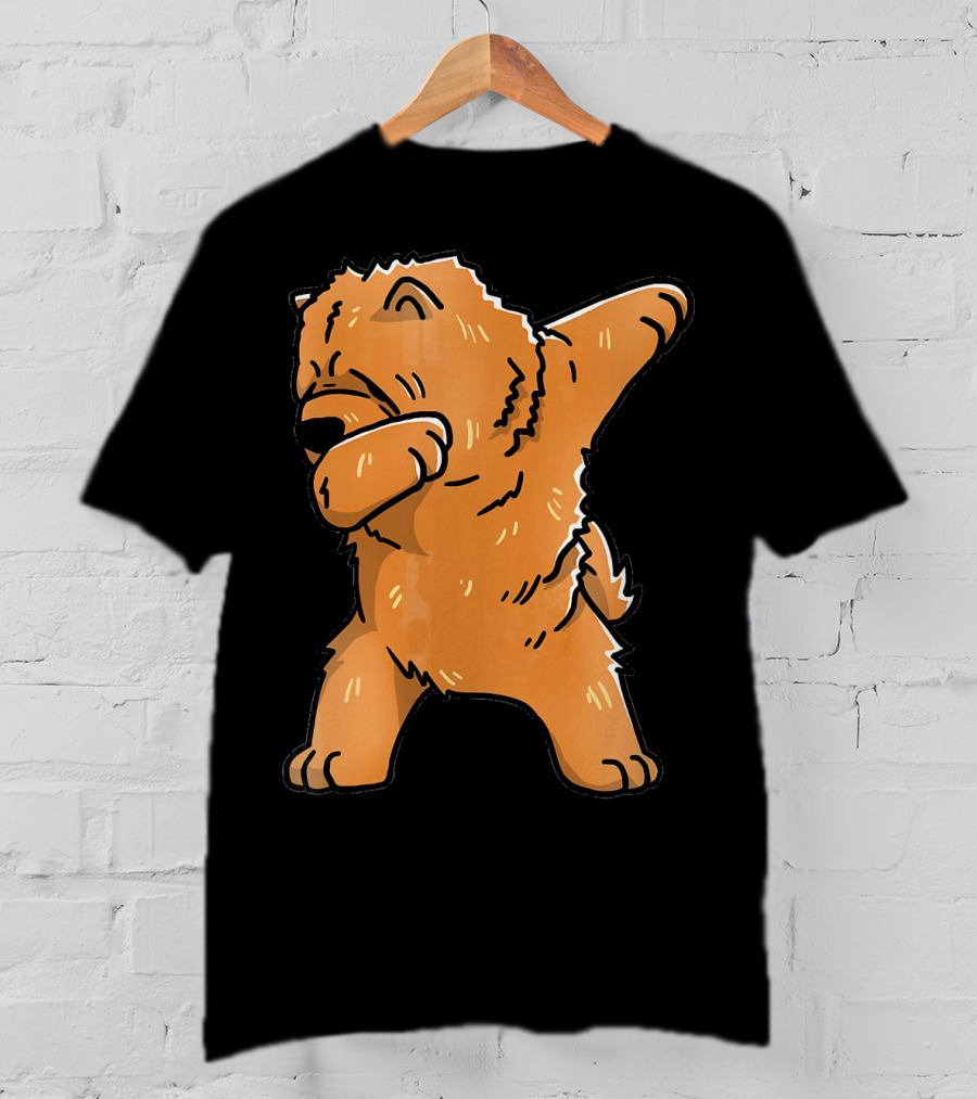 Chow Chow Dabbing Dog Cartoon T-Shirt