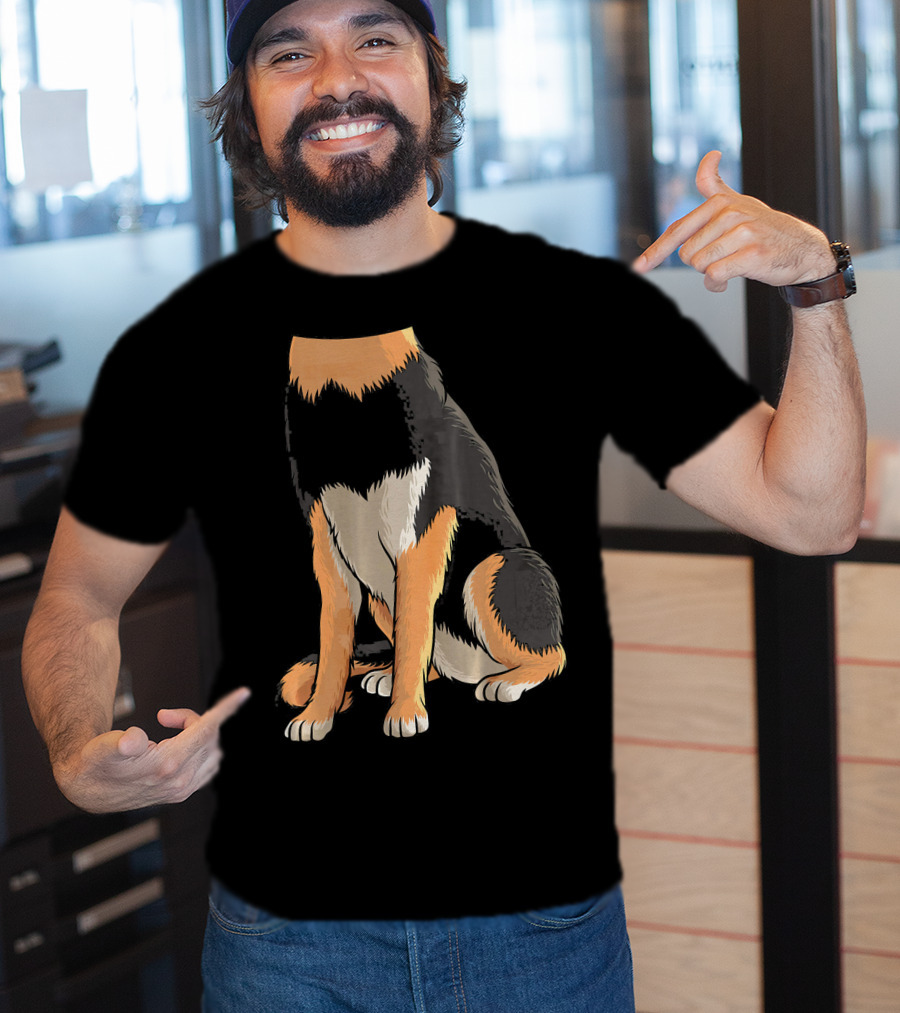 Cool German Shepherd Dog Halloween Costume Headless T-Shirt