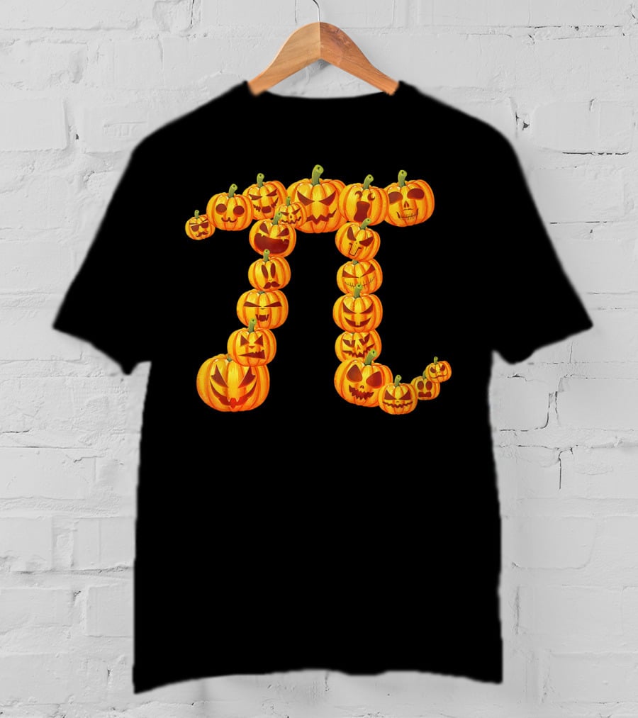 Pumpkin Pi Halloween Math T-Shirt