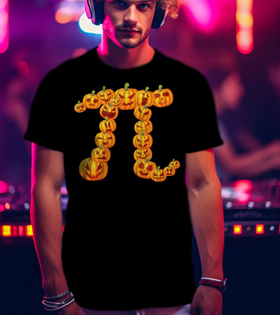 Pumpkin Pi Halloween Math T-Shirt