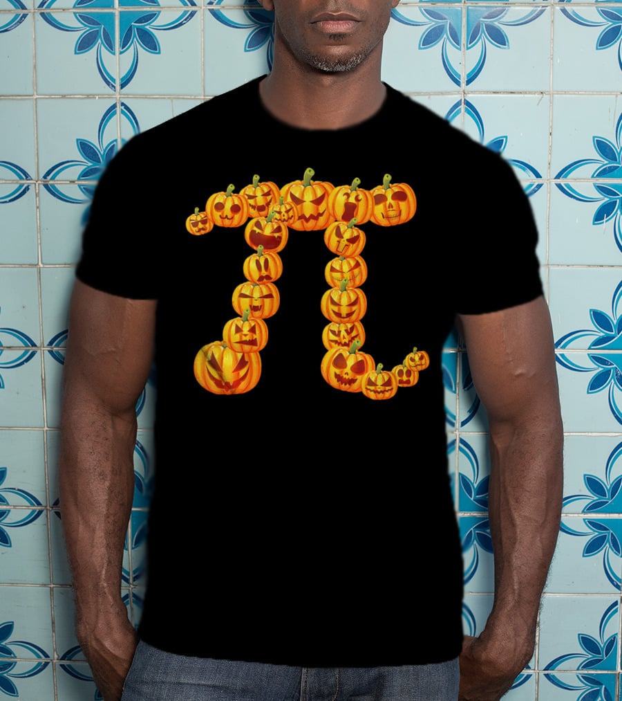 Pumpkin Pi Halloween Math T-Shirt
