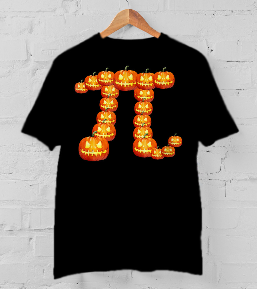 Pumpkin Pi Clever Halloween Humor T-Shirt