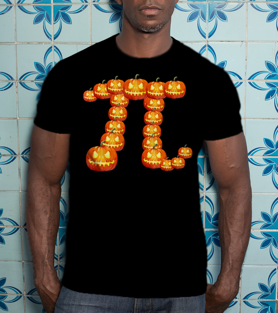 Pumpkin Pi Clever Halloween Humor T-Shirt