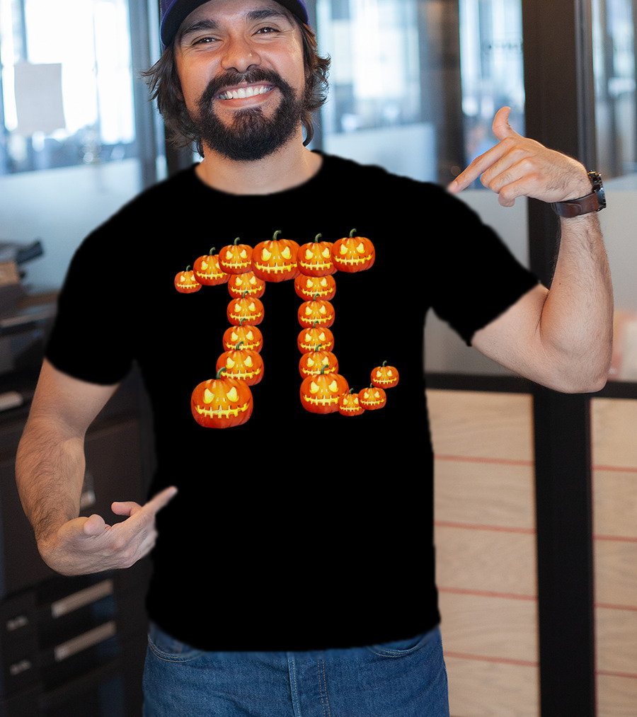 Pumpkin Pi Clever Halloween Humor T-Shirt