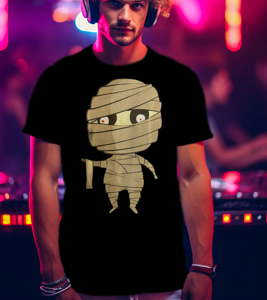 Mummy Halloween Cute Character T-Shirt