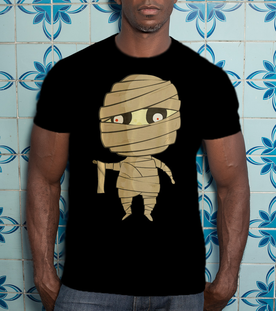 Mummy Halloween Cute Character T-Shirt