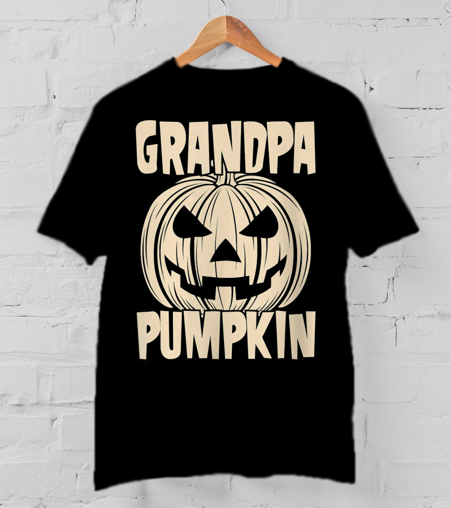 Grandpa Pumpkin Halloween T-Shirt